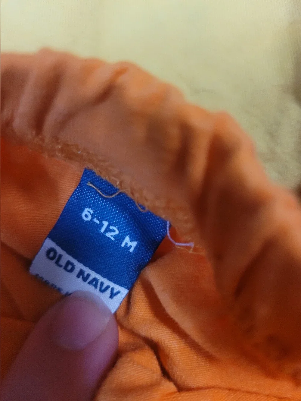 Old Navy Set Of 3 Infant Pants 6-12 Months Red Orange Yellow